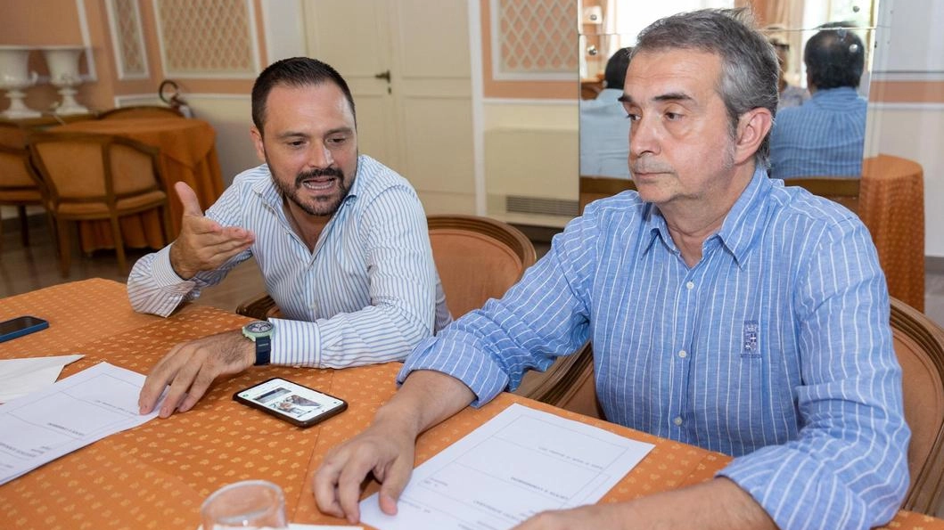 Luca Baroncini e Alessandro Sartoni sono stati sindaco e vicesindaco nella passata legislatura (Goiorani) Luca Baroncini e Alessandro Sartoni sono stati sindaco e vicesindaco nella passata legislatura (Goiorani)