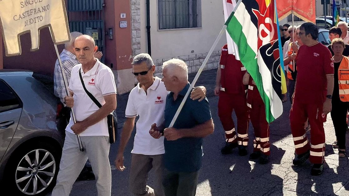 Il raduno ieri per l’81esimo anniversario della Liberazione