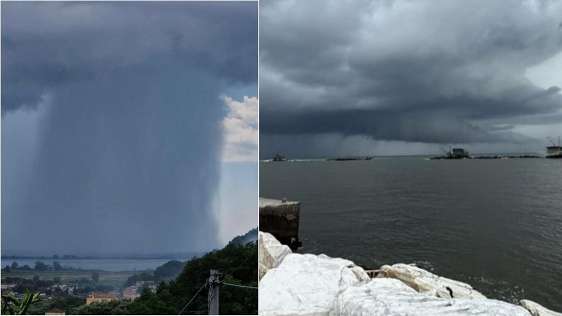 L’impressionante foto del microburst, ecco che cos’è. “Un secondo prima c’era il sole” L’impressionante foto del microburst, ecco che cos’è. “Un secondo prima c’era il sole”