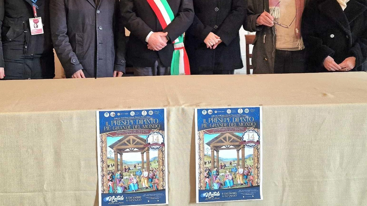 Quest’anno il Natale di Città della Pieve si festeggia con un’esperienza immersiva nel “Presepe dipinto più grande del mondo”. Merito... Quest’anno il Natale di Città della Pieve si festeggia con un’esperienza immersiva nel “Presepe dipinto più grande del mondo”. Merito...