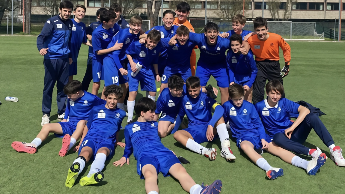 Il fantastico gruppo dei Giovanissimi B dell’Us Affrico, vincitori del girone L del campionato provinciale