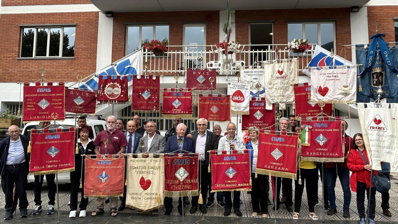 A Fivizzano si è svolta la cerimonia dell’associazione che conta 58 anni. L’appello del presidente Benedetti: "Una manifestazione per crescere". Don Marovelli: "Il dono del sangue per aiutare le persone ammalate e in difficoltà". .