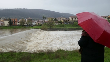 Maltempo Toscana, in un giorno la pioggia di una stagione