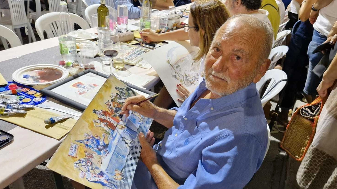 Il pittore Mario Madiai è l’autore del manifesto 2024 dei Vinarelli Il pittore Mario Madiai è l’autore del manifesto 2024 dei Vinarelli