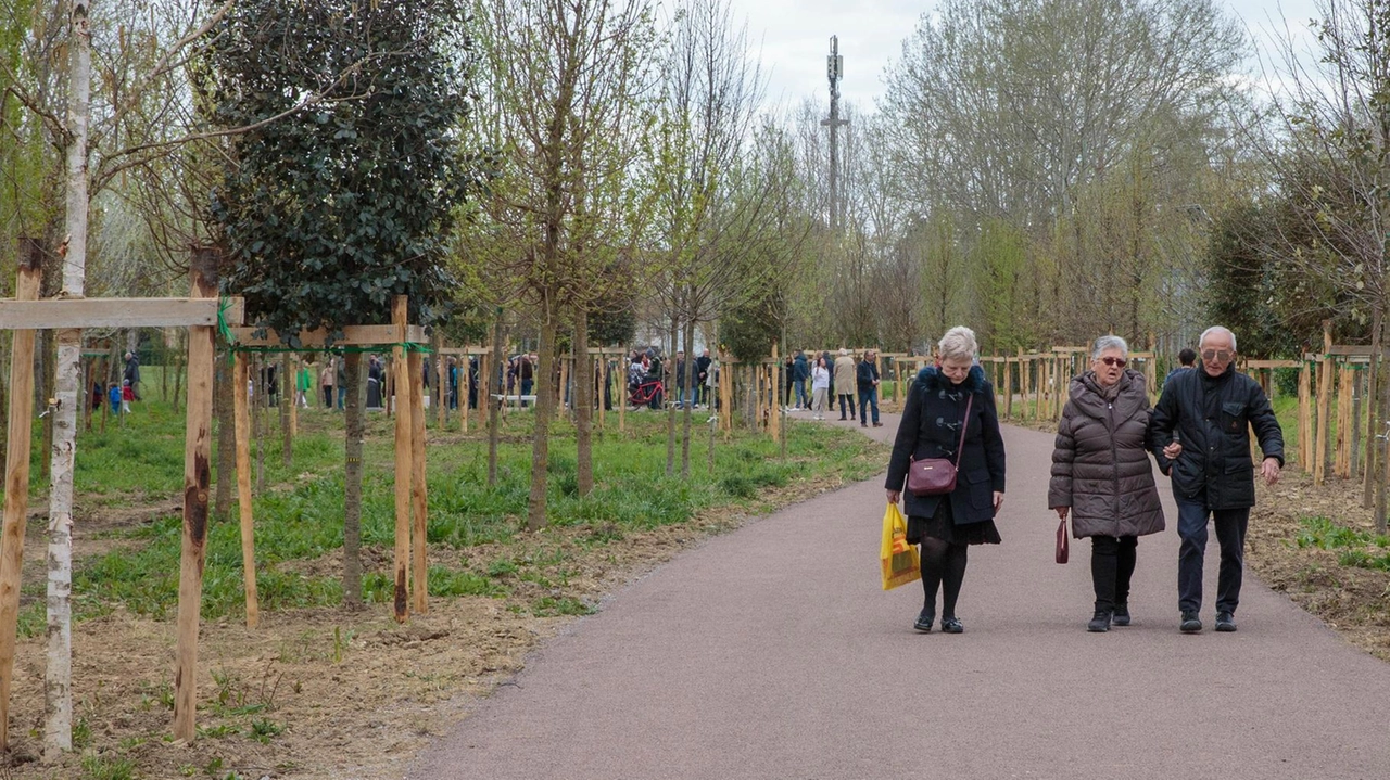L’inaugurazione del parco Europa l’anno scorso ad ottobre a Cisanello L’inaugurazione del parco Europa l’anno scorso ad ottobre a Cisanello