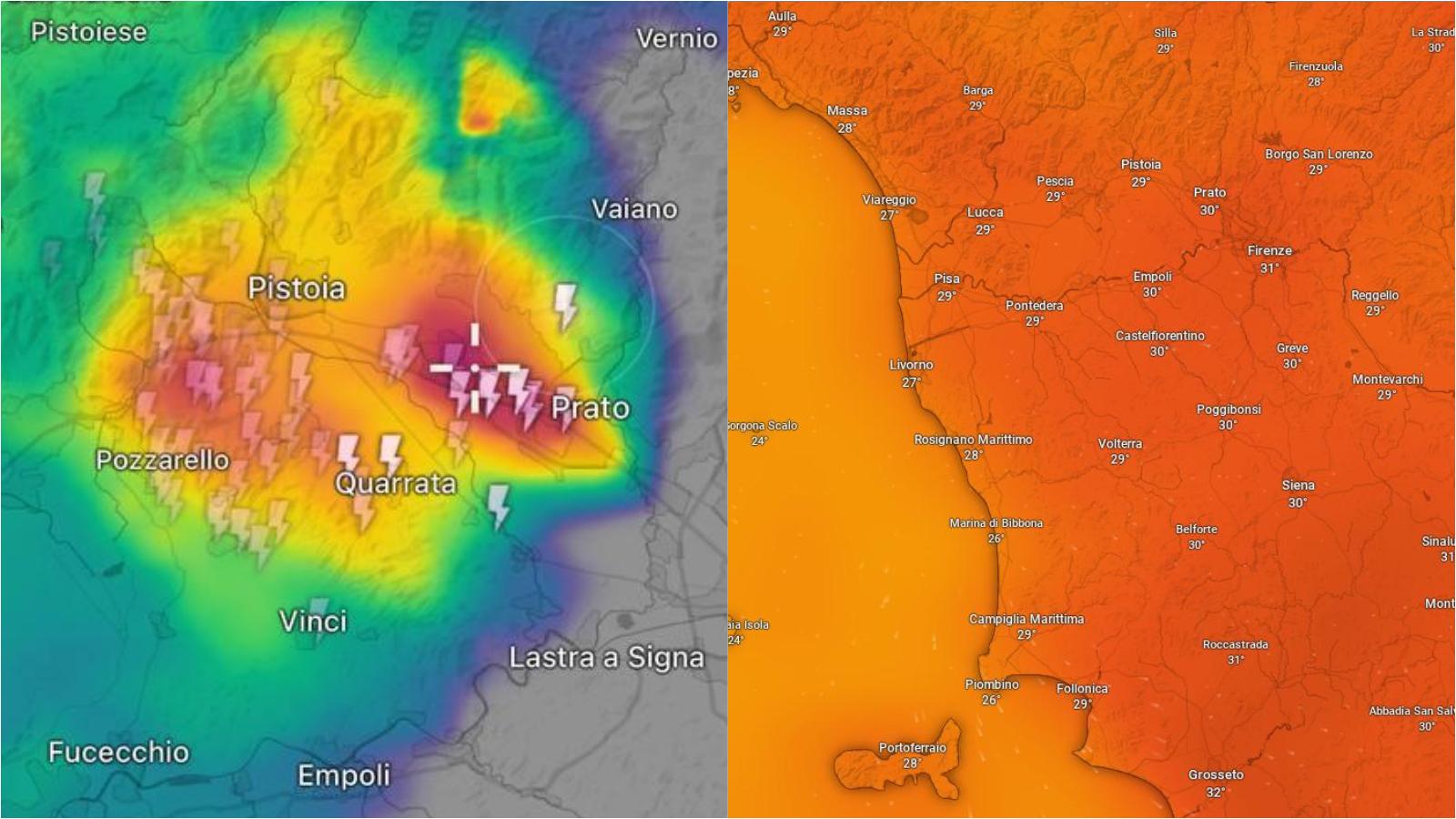 Il giorno più caldo, meteo Toscana: afa dopo l’improvvisa perturbazione nella notte Il giorno più caldo, meteo Toscana: afa dopo l’improvvisa perturbazione nella notte