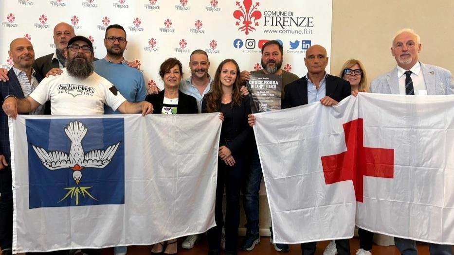 I promotori dell’iniziativa presentata in Palazzo Vecchio Appuntamento venerdì in piazza del Carmine I promotori dell’iniziativa presentata in Palazzo Vecchio Appuntamento venerdì in piazza del Carmine