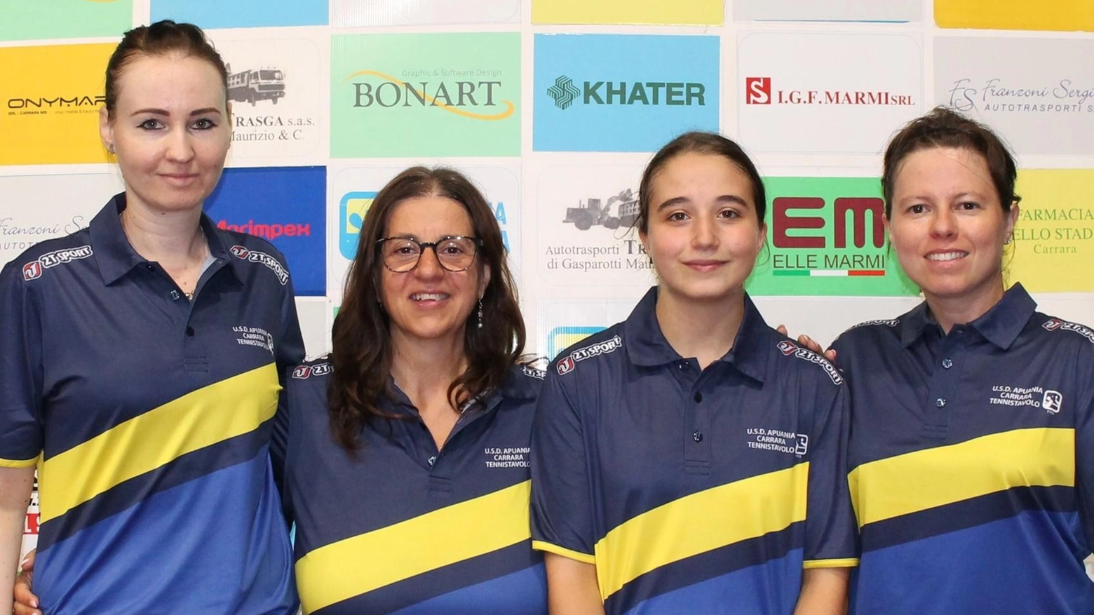 La squadra femminile di tennis tavolo dell'Apuania Carrara chiude la stagione con tre sconfitte nei playoff della serie A2, non riuscendo a ottenere la promozione in A1. Krisztina Nagy si distingue come unico punto positivo.