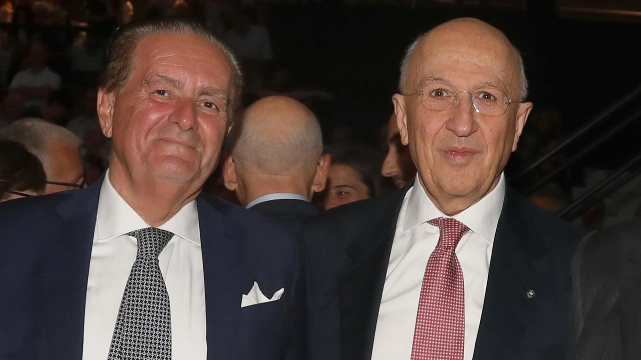 Il Direttore Generale del Gruppo Nicola Sbrizzi e il Presidente Antonio Patuelli