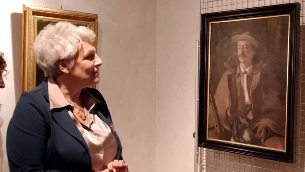 Barbara Sisti, direttrice del Museo diocesano, ha illustrato la mostra durante l’inaugurazione Barbara Sisti, direttrice del Museo diocesano, ha illustrato la mostra durante l’inaugurazione