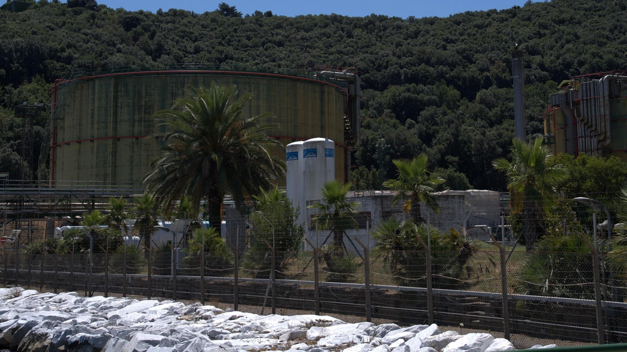 Il rigassificatore situato nell baia di Panigaglia, al centro delle polemiche del camitato che da mesi ne chiede l’immediata dismissione (. foto d’archivio Il rigassificatore situato nell baia di Panigaglia, al centro delle polemiche del camitato che da mesi ne chiede l’immediata dismissione (. foto d’archivio
