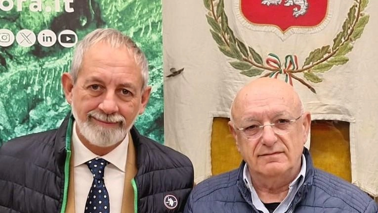 Roberto Renai, presidente AdF, (a sinistra) e il sindaco Alessandro Starnini Roberto Renai, presidente AdF, (a sinistra) e il sindaco Alessandro Starnini