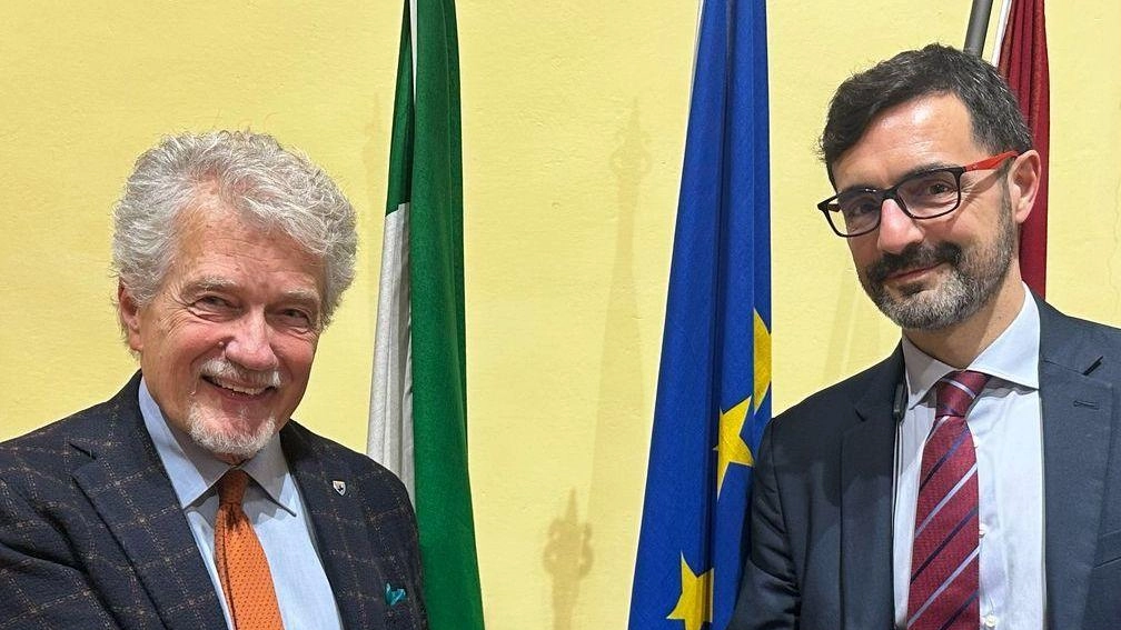 Il sindaco Alessandro Ghinelli e il direttore generale della Asl Marco Torre