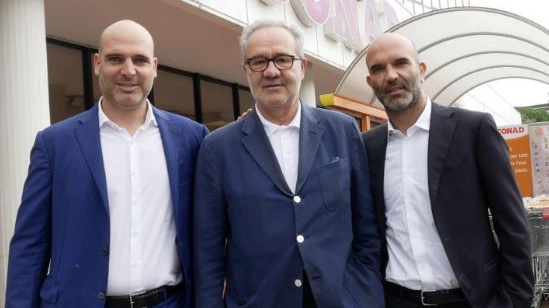 Fabio, Paolo e Tommaso Signorini proprietari di diversi supermercati Conad Fabio, Paolo e Tommaso Signorini proprietari di diversi supermercati Conad