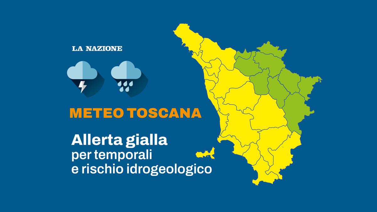 Scatta una nuova allerta meteo per Toscana occidentale, costa e Arcipelago
