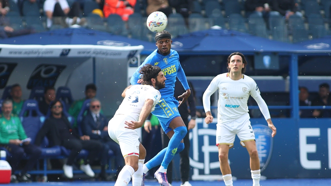 Christian Kouame si è fatto male durante Empoli-Cagliari (Gasperini/Germogli)