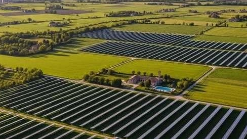 Il paesaggio di Cortona con il fotovoltaico visto attraverso l’intelligenza artificiale Il paesaggio di Cortona con il fotovoltaico visto attraverso l’intelligenza artificiale