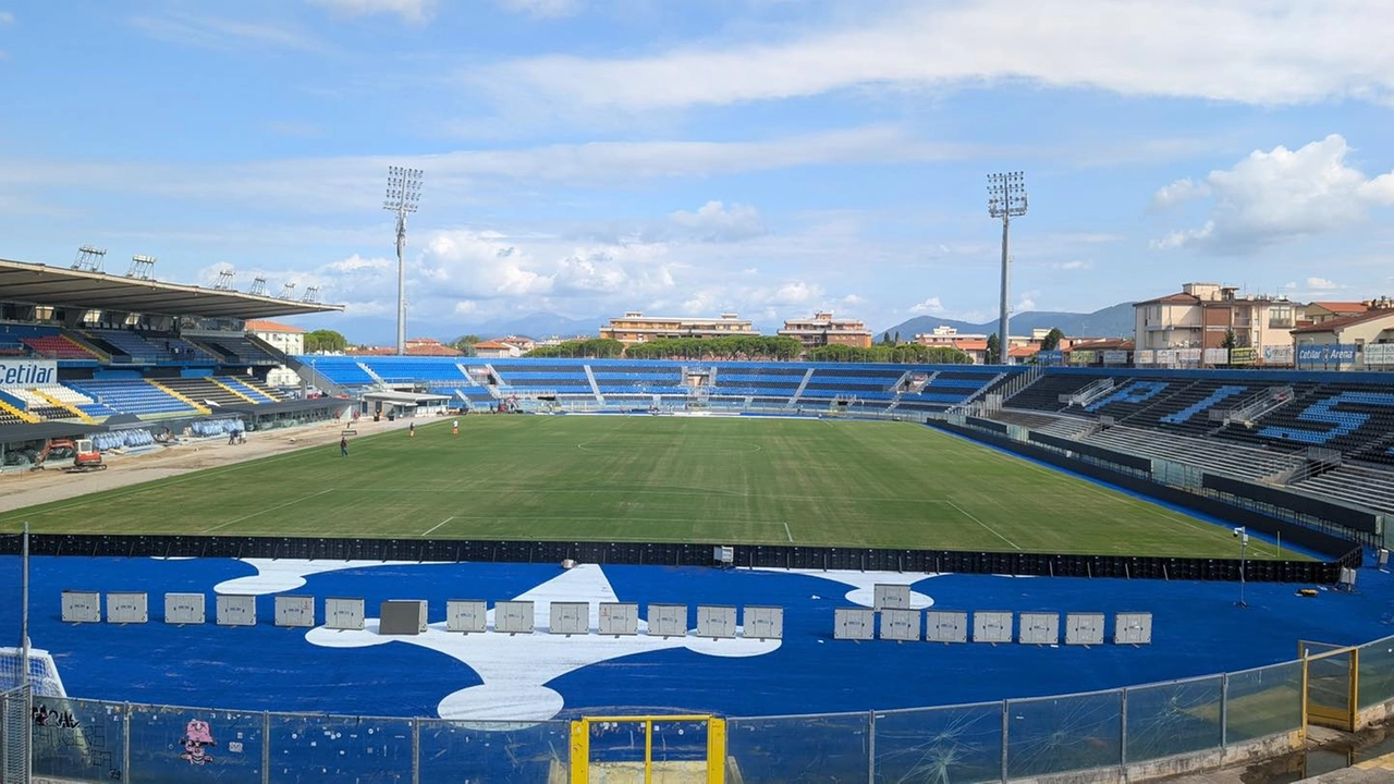 Una veduta d'insieme dell'Arena dopo il sopralluogo di oggi Una veduta d'insieme dell'Arena dopo il sopralluogo di oggi