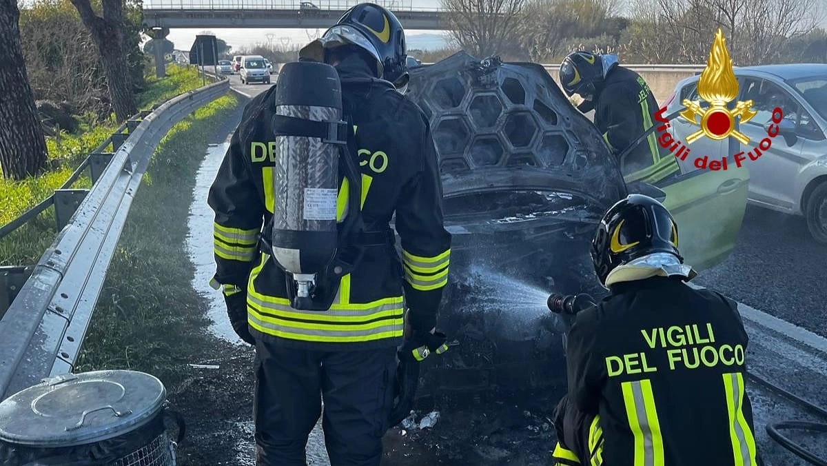 L'intervento dei vigili del fuoco L'intervento dei vigili del fuoco