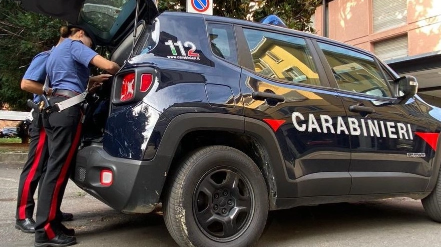 Il giovane è stato fermato dai carabinieri Il giovane è stato fermato dai carabinieri