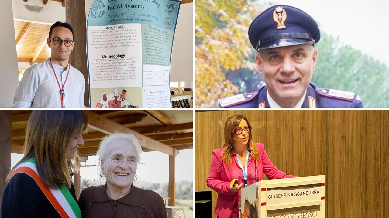 Da sinistra Giovanni Arras, Adriano Blundo, Vittoria Tognozzi e Giuseppina Sgandurra sono i nuovi i Cavalieri della Repubblica insigniti dal presidente Sergio Mattarella