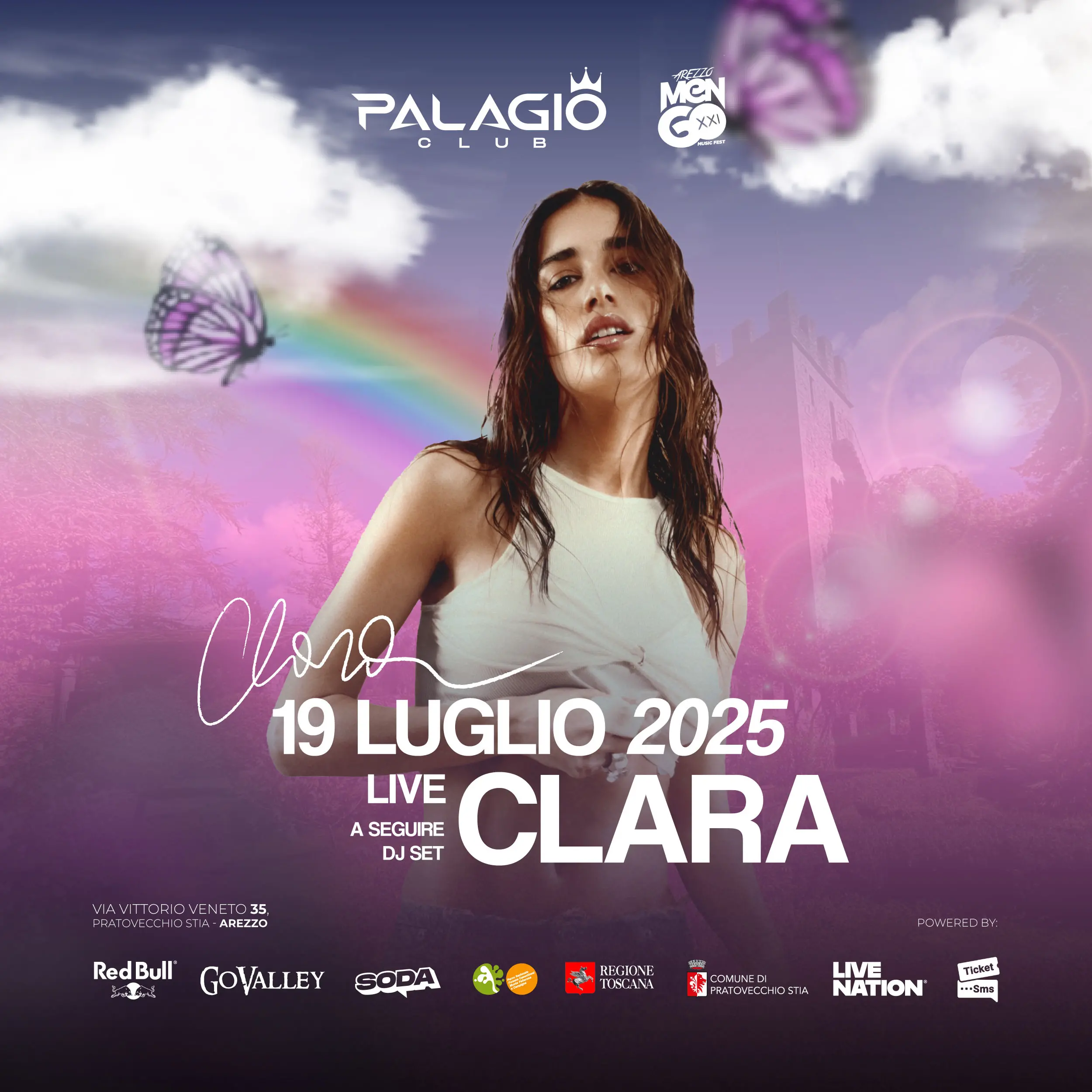 Clara in concerto al Go Valley di Stia
