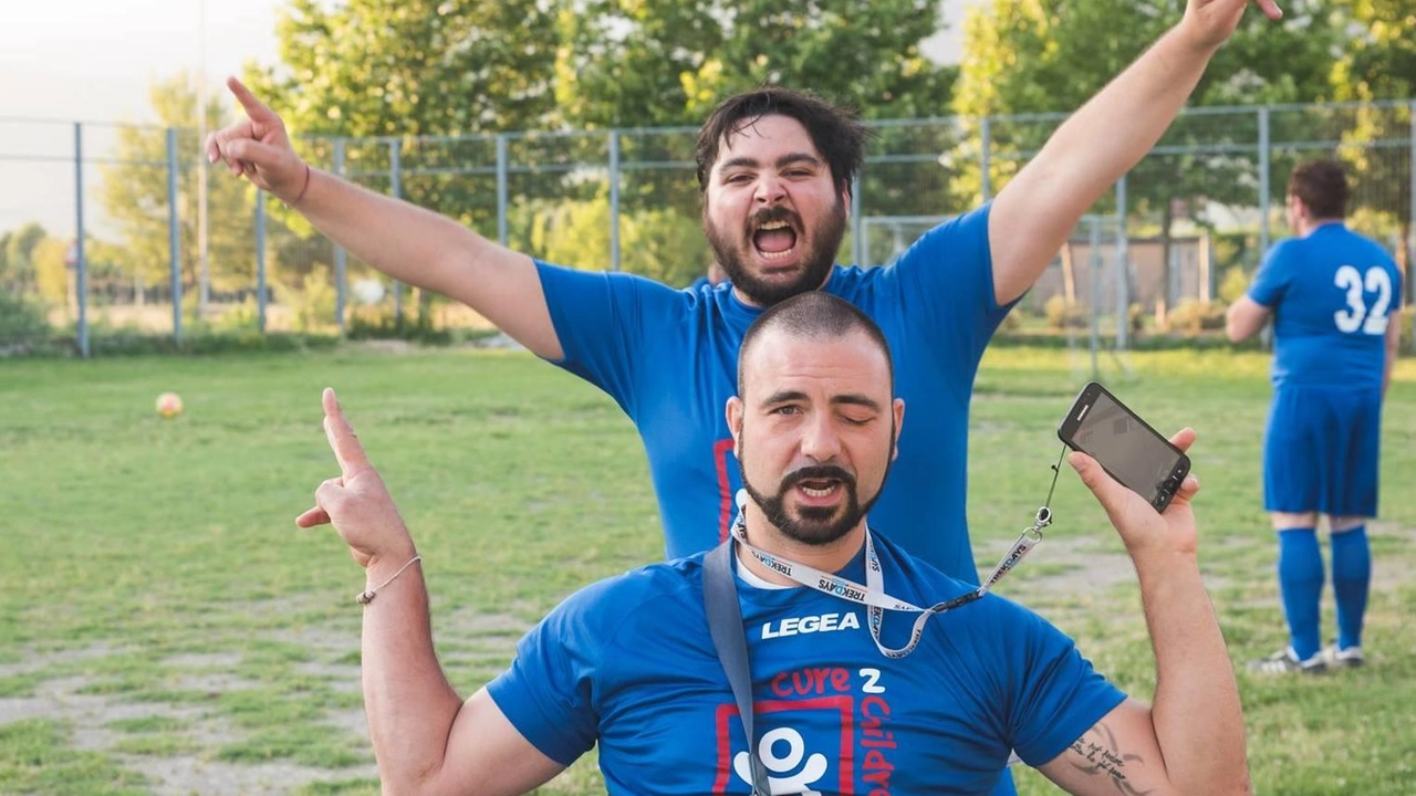 Leonardo Pagli insieme a Ciccio Toccafondi che ha curato il docu-film Leonardo Pagli insieme a Ciccio Toccafondi che ha curato il docu-film