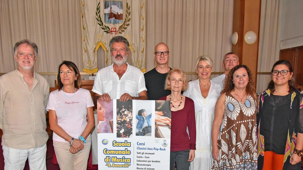 Un momento della presentazione del nuovo anno della Scuola di musica comunale Un momento della presentazione del nuovo anno della Scuola di musica comunale