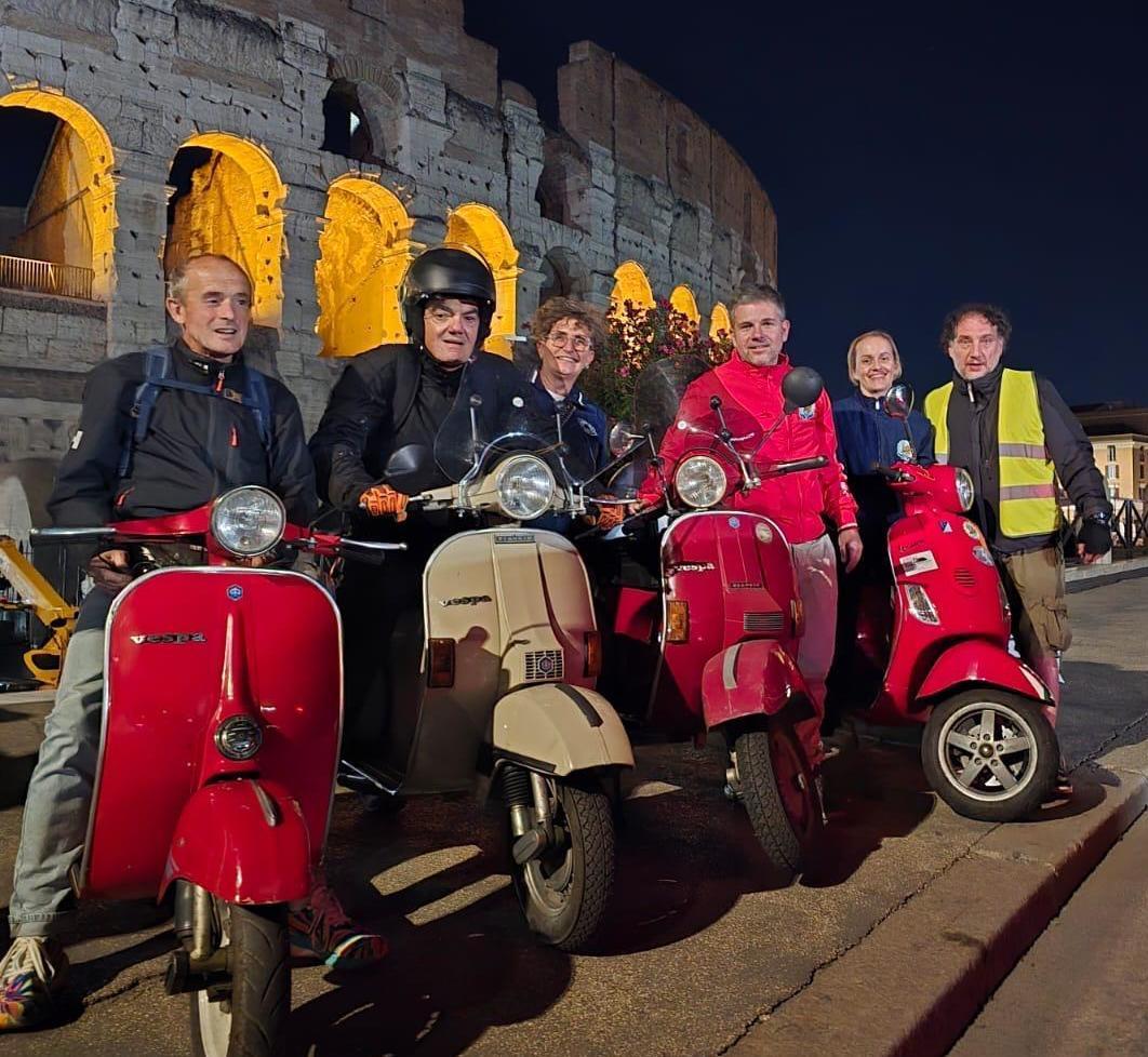 "Da Siena a Roma in vespa. Come avevo fatto nel 2000"