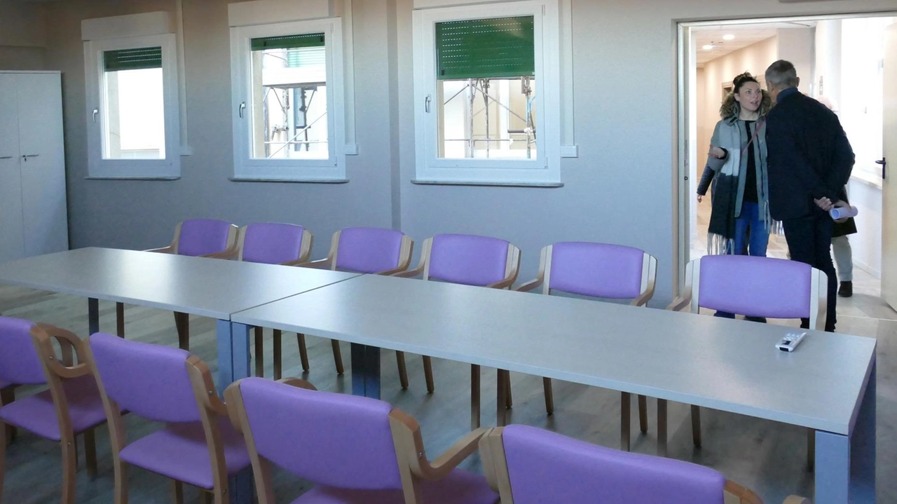 Una sala del centro di San Giuseppino dedicato al trattamento dei disturbi alimentari nel centro storico di Arezzo Una sala del centro di San Giuseppino dedicato al trattamento dei disturbi alimentari nel centro storico di Arezzo