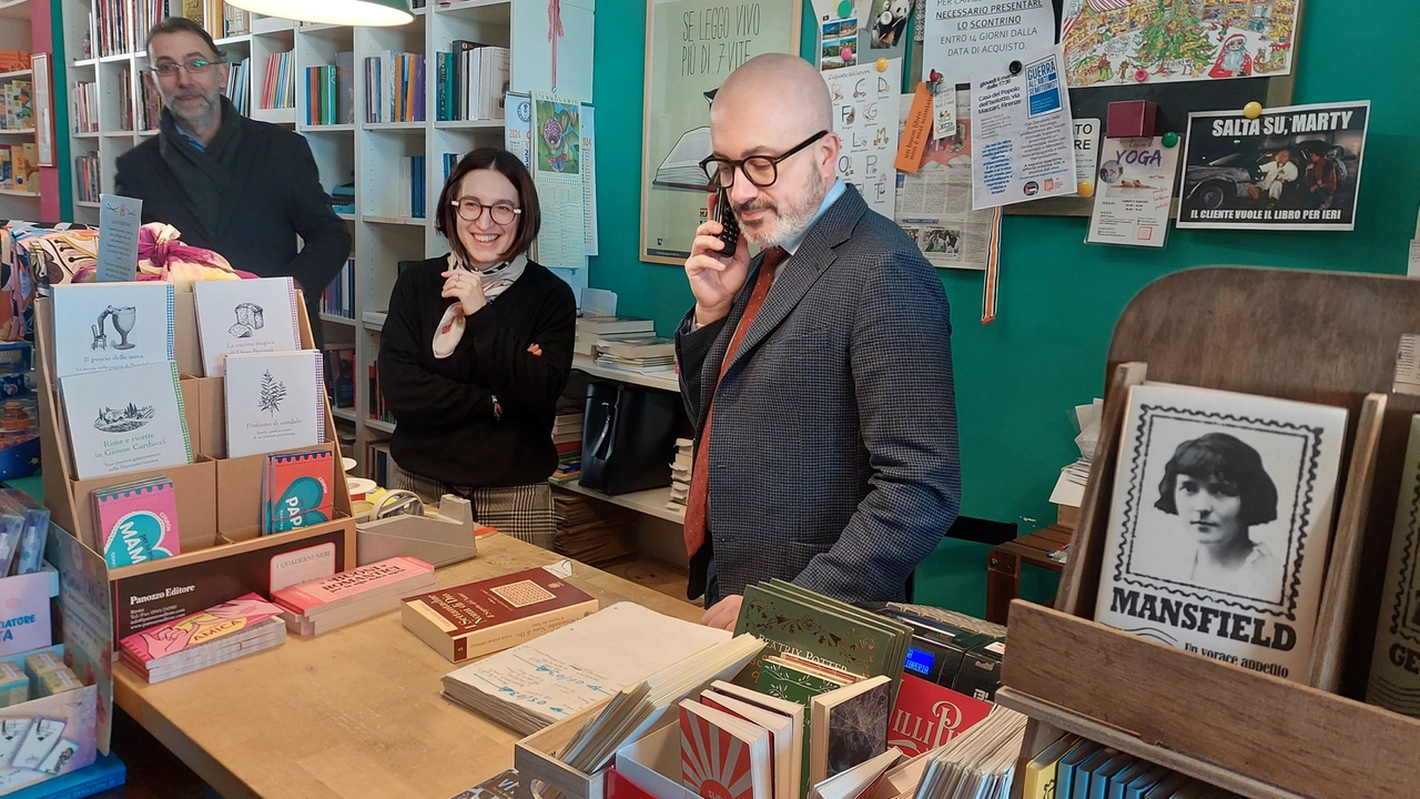 L'assessore Bettarini libraio per un giorno