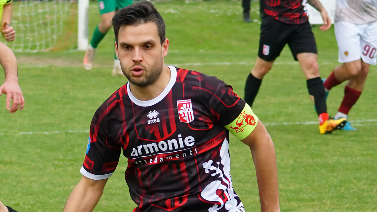 L’attaccante del Terranuova Traiana Andrea Massai, 30 anni: suo il gol-partita