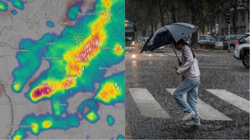 Allerta meteo arancione in Toscana, scuole chiuse e disagi. La diretta