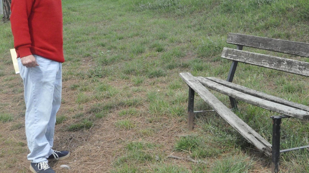 Diverse. panchine all’interno dei giardini di via Montegrappa a Poggibonsi sono danneggiate e inutilizzabili Diverse. panchine all’interno dei giardini di via Montegrappa a Poggibonsi sono danneggiate e inutilizzabili
