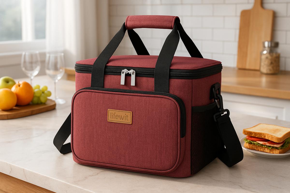 Con questa borsa termica in sconto trasporti tutto alla temperatura ideale: pranzo fresco per 5 ore