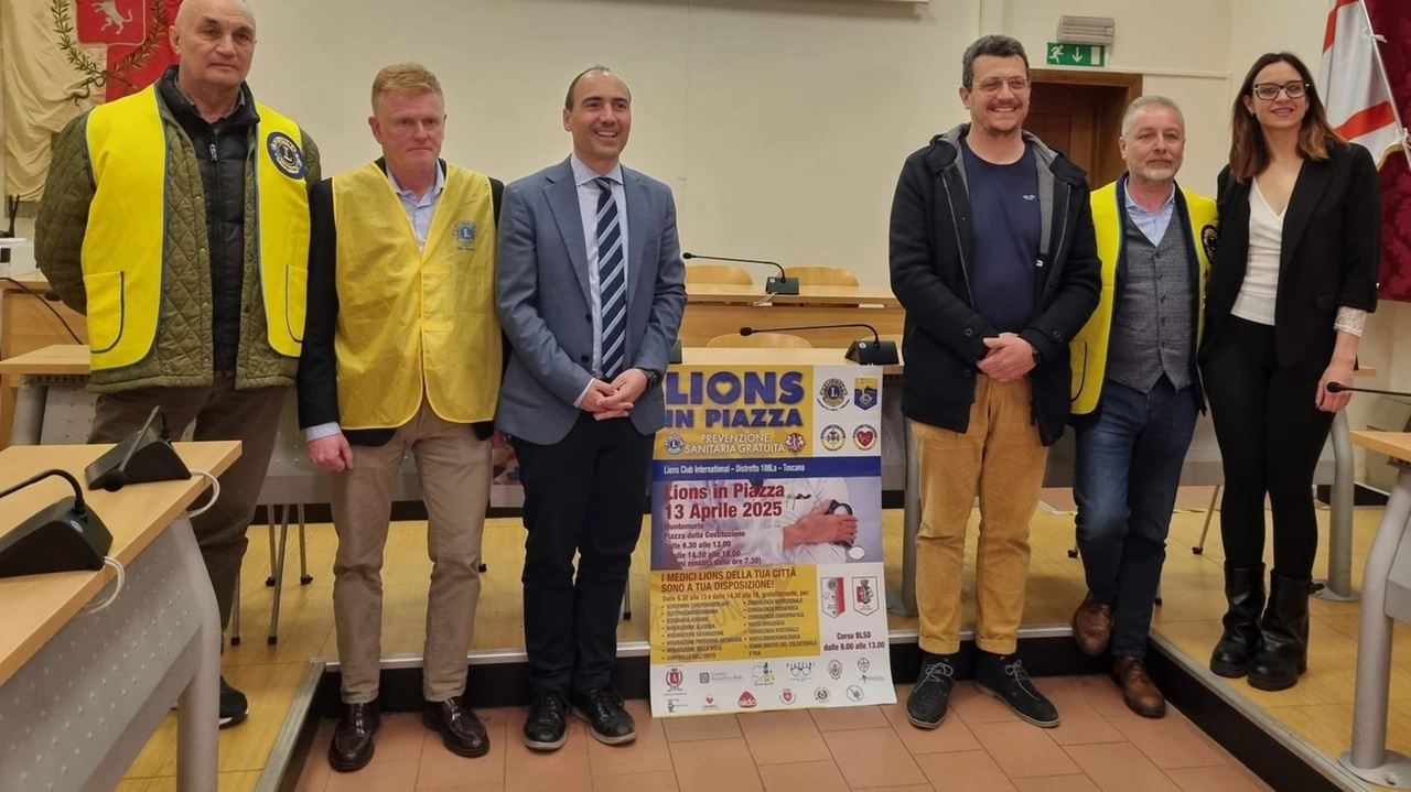 La presentazione di «Lions in piazza»