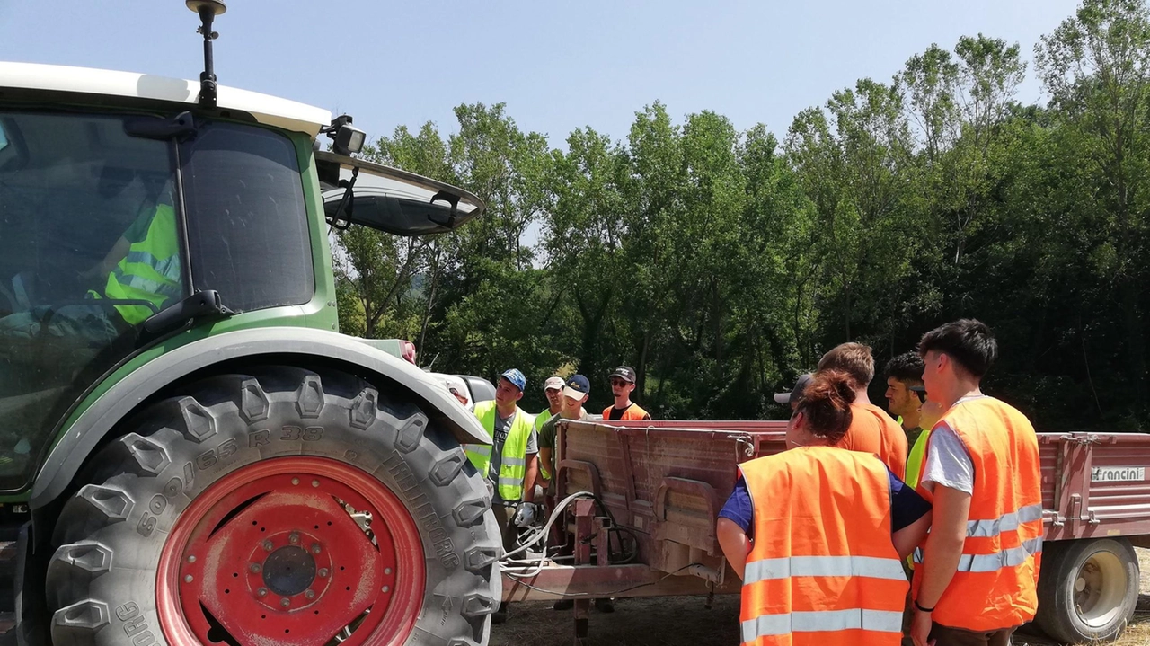 L’iniziativa dell’istituto agrario ha visto prove pratiche nelle tenute di CastelGiocondo e di Olimena L’iniziativa dell’istituto agrario ha visto prove pratiche nelle tenute di CastelGiocondo e di Olimena