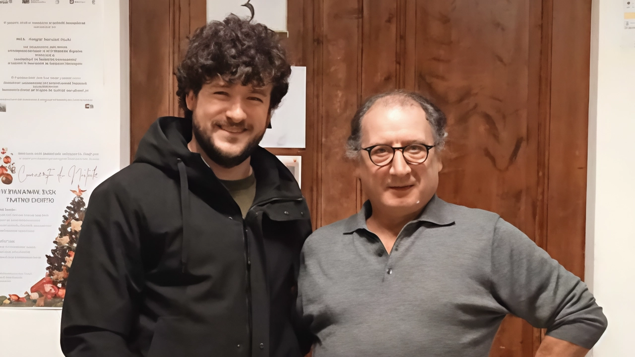 Francesco Tagliaferri, assessore dell’Unione dei Comuni, con l’imprenditore Stefano Parrini Francesco Tagliaferri, assessore dell’Unione dei Comuni, con l’imprenditore Stefano Parrini