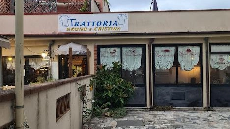 L’esterno della trattoria
