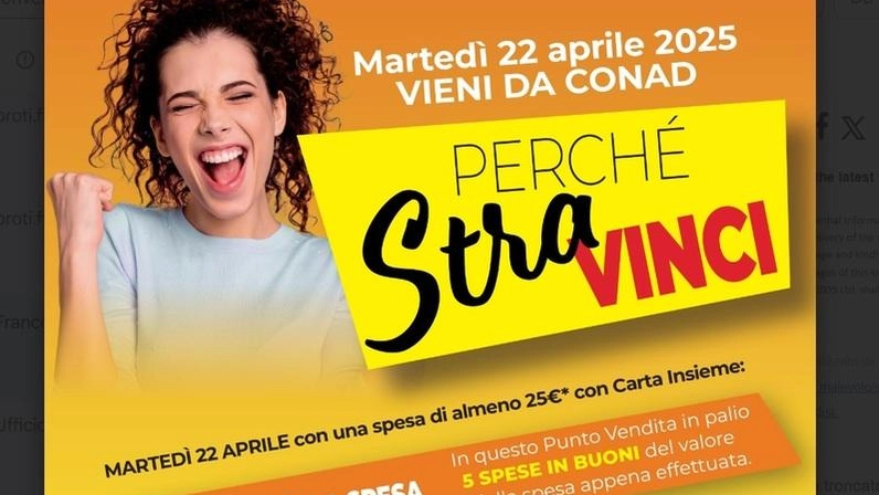 L’iniziativa speciale per chi fa la spesa oggi da Conad