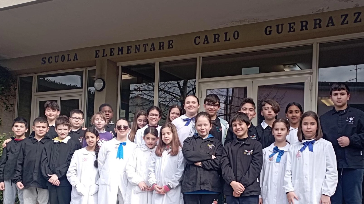 La classe 5^ C della scuola Primaria Carlo Guerrazzi di Castelfranco