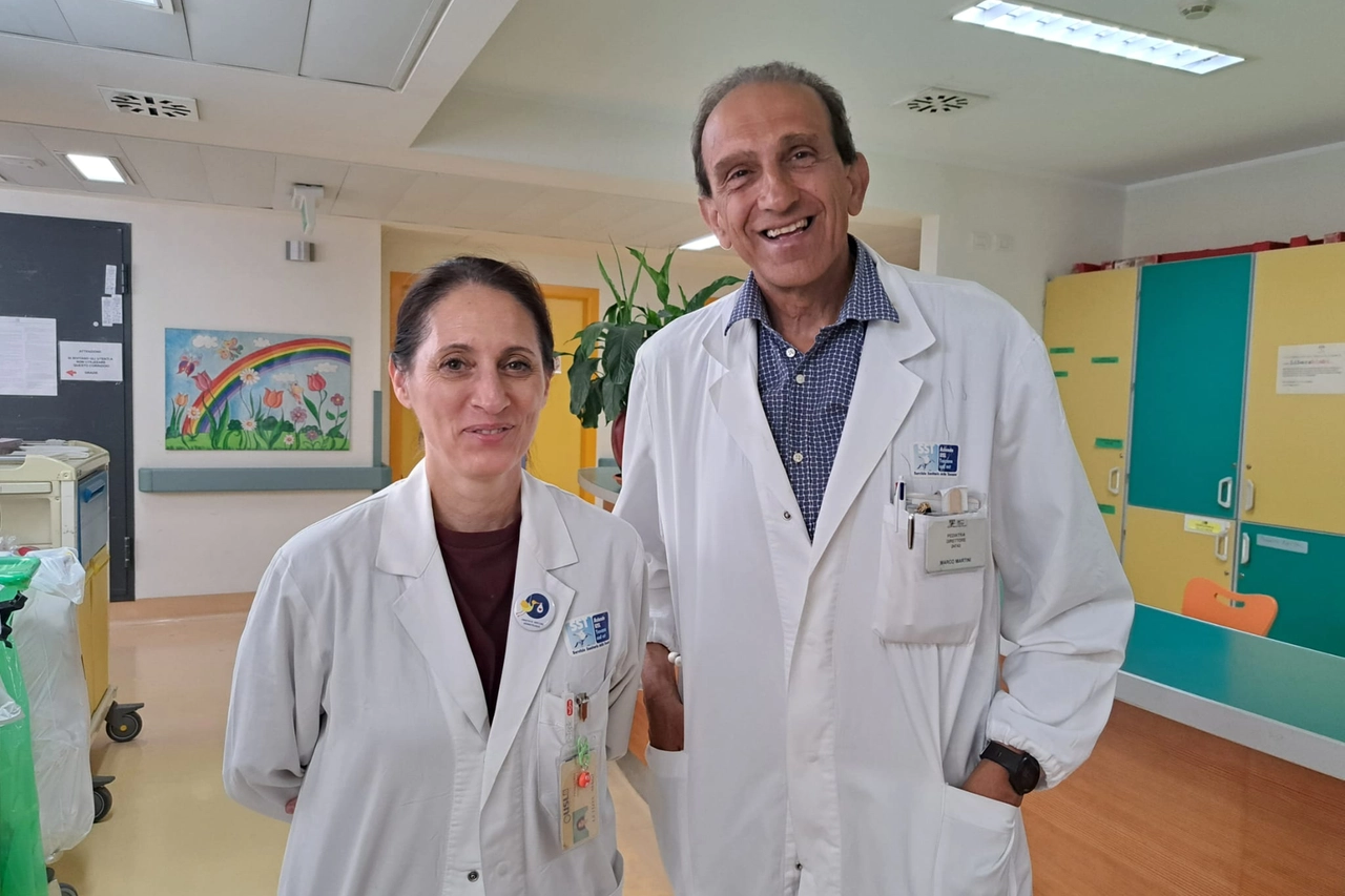 La dottoressa Letizia Magi e il dottor Marco Martini
