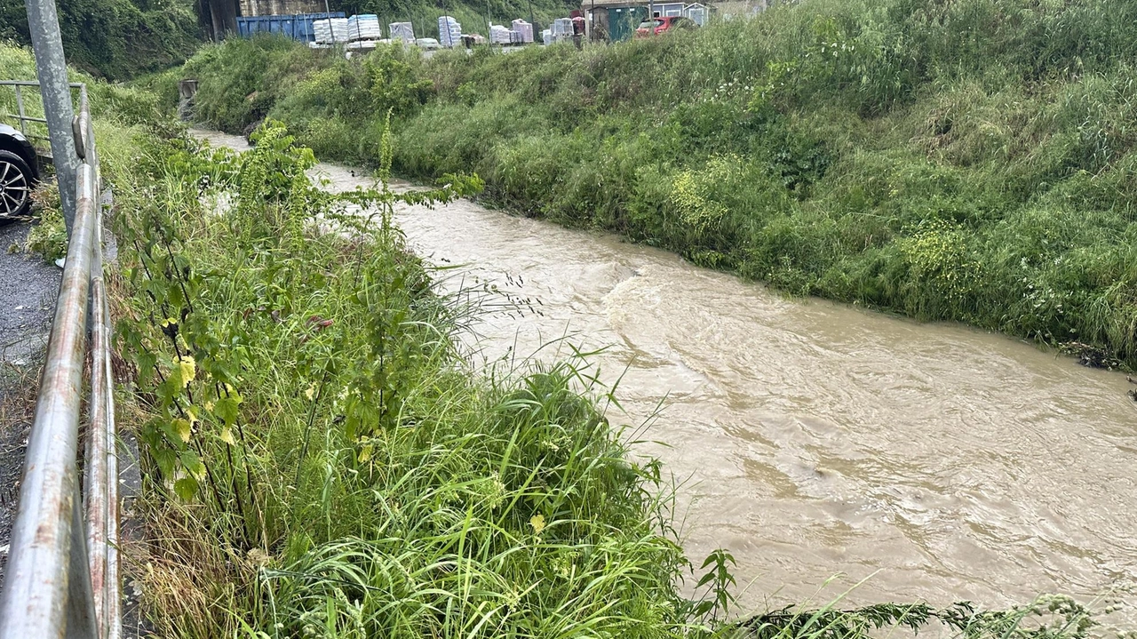 Il corso d’acqua che taglia Massetana anche ieri era molto gonfio Il corso d’acqua che taglia Massetana anche ieri era molto gonfio