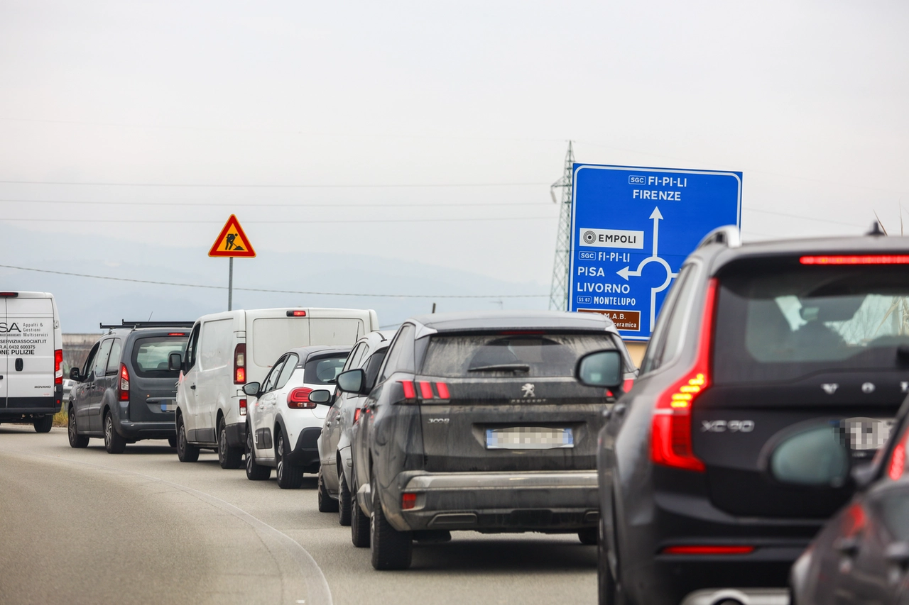 Traffico in Fi-Pi-Li (foto repertorio)