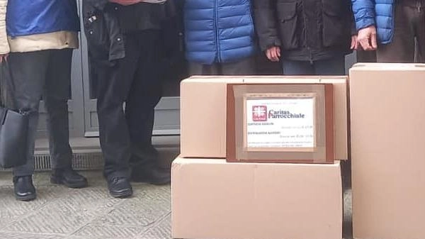 Donazione del Calcit alle Caritas di Cortona Donazione del Calcit alle Caritas di Cortona
