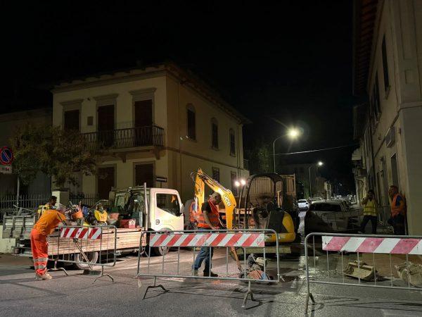 san giovanni acqua di nuovo regolare dopo una giornata intera all8217asciutto
