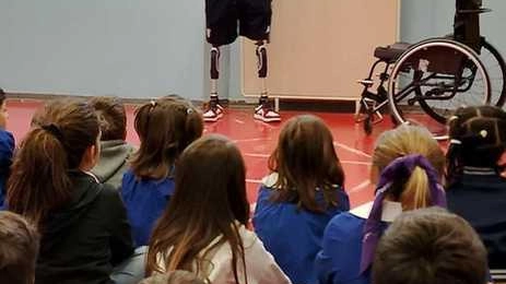 Il campione paralimpico Cristian Volpi Il campione paralimpico Cristian Volpi