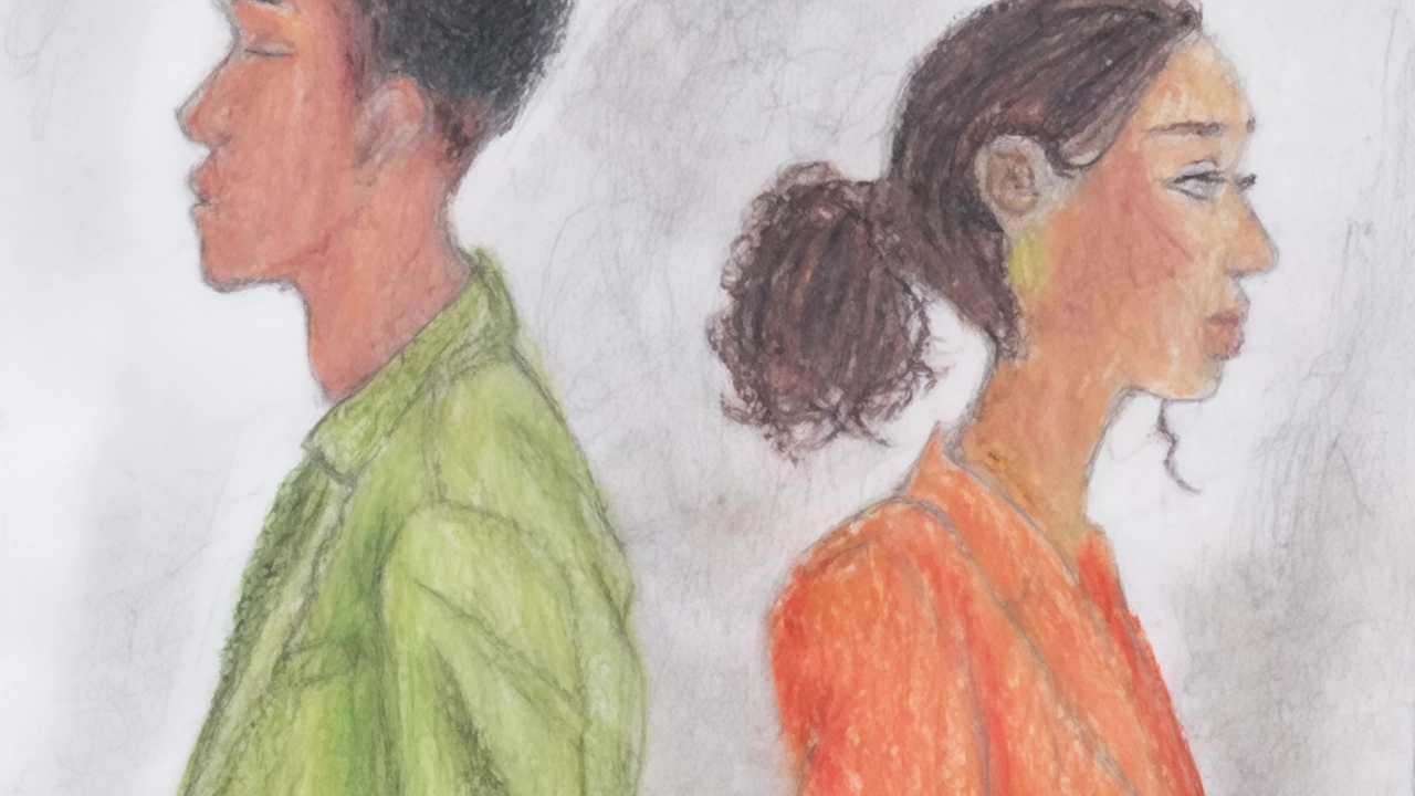 Una raffigurazione degli effetti divisivi della moda nel disegno degli alunni della 2A Una raffigurazione degli effetti divisivi della moda nel disegno degli alunni della 2A