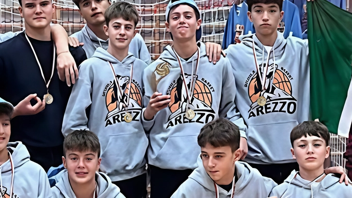 L’under 15 della Sba di Arezzo L’under 15 della Sba di Arezzo