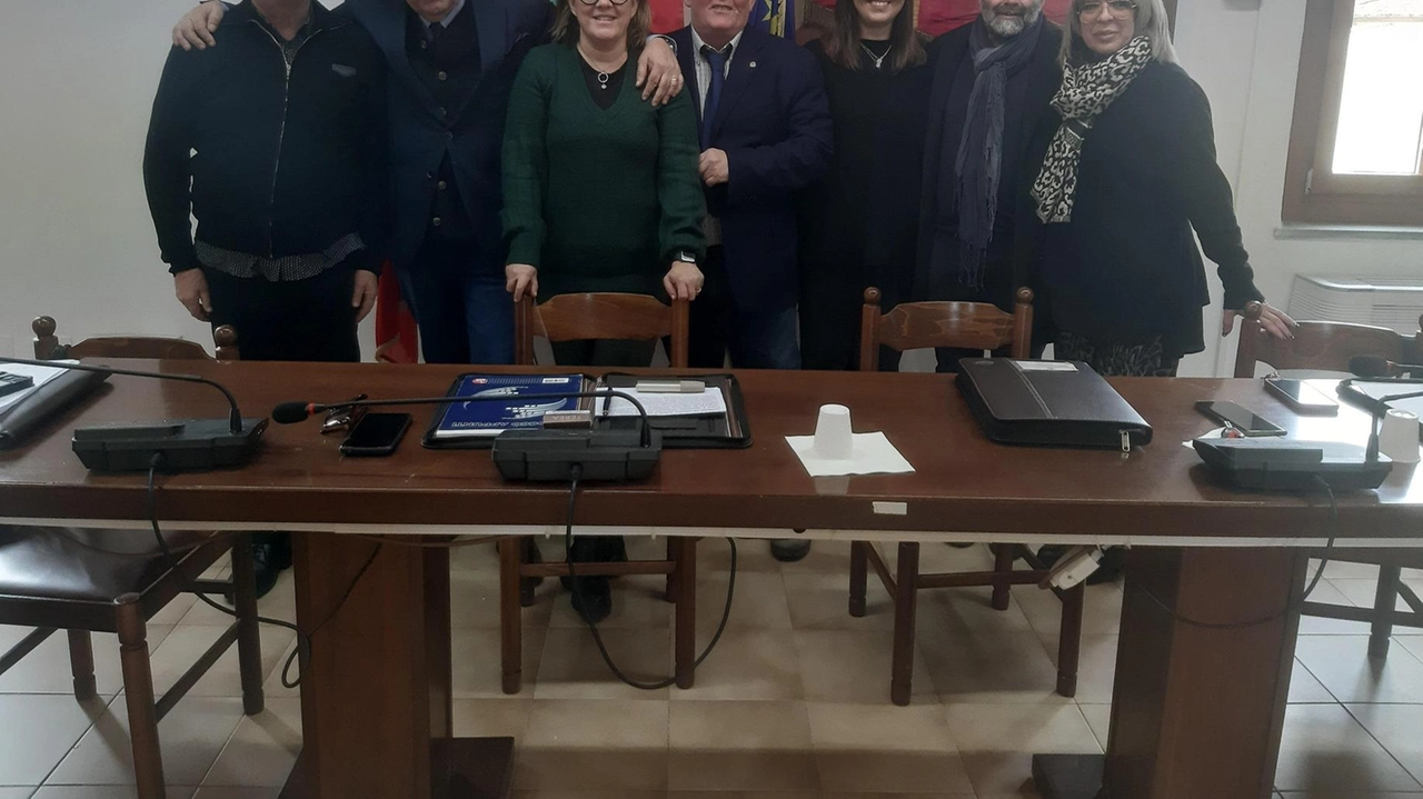 La giunta di Serravalle al completo nell’incontro di ieri mattina La giunta di Serravalle al completo nell’incontro di ieri mattina